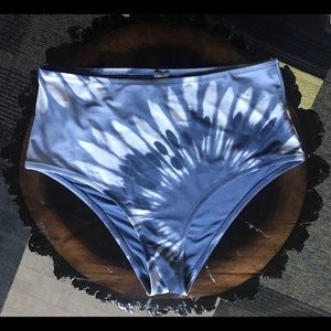 Aerie High-Waisted Tie Dye Bikini Bottoms